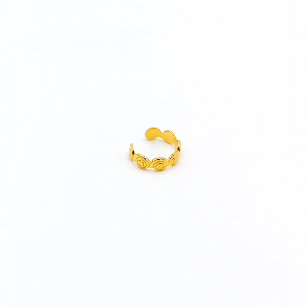 18ky Gold Shell Ring - Peggy Skemp Jewelry