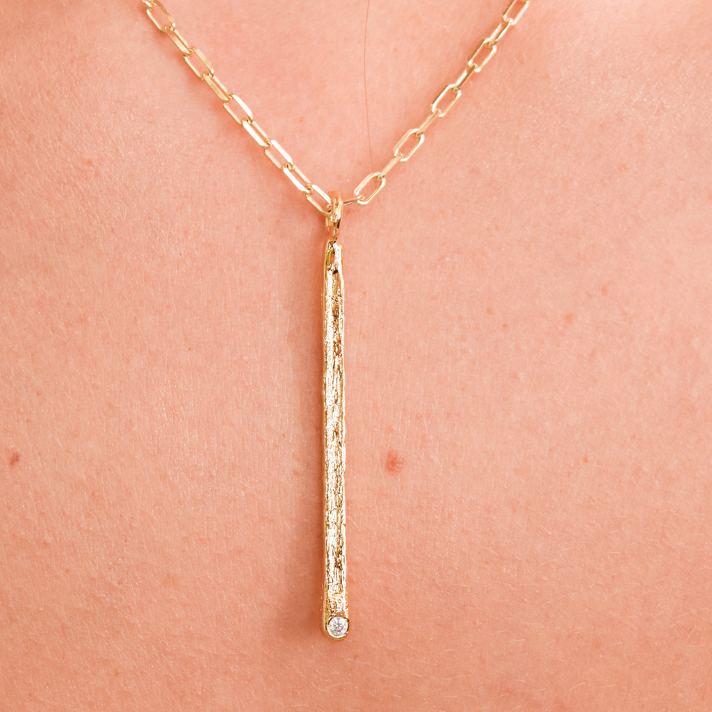 Matchstick Necklace – Nina Berenato Jewelry